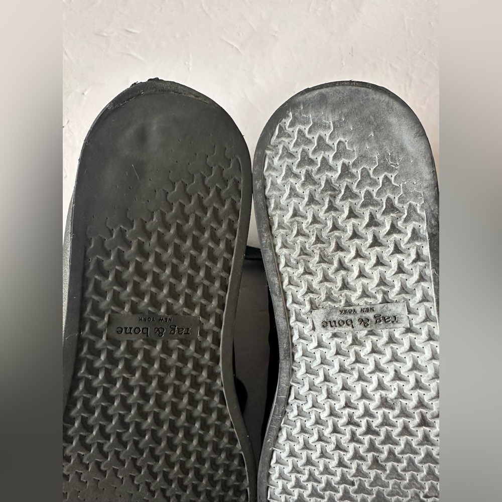 Rag & Bone Leather Sneakers SIZE 6.5 - Picture 4 of 11